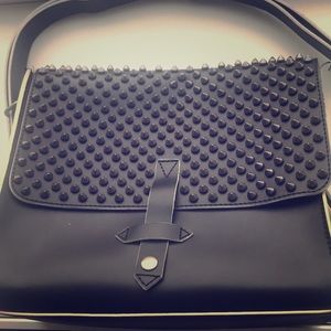 Ilbecca Joy Gryson Studded black Messenger Bag